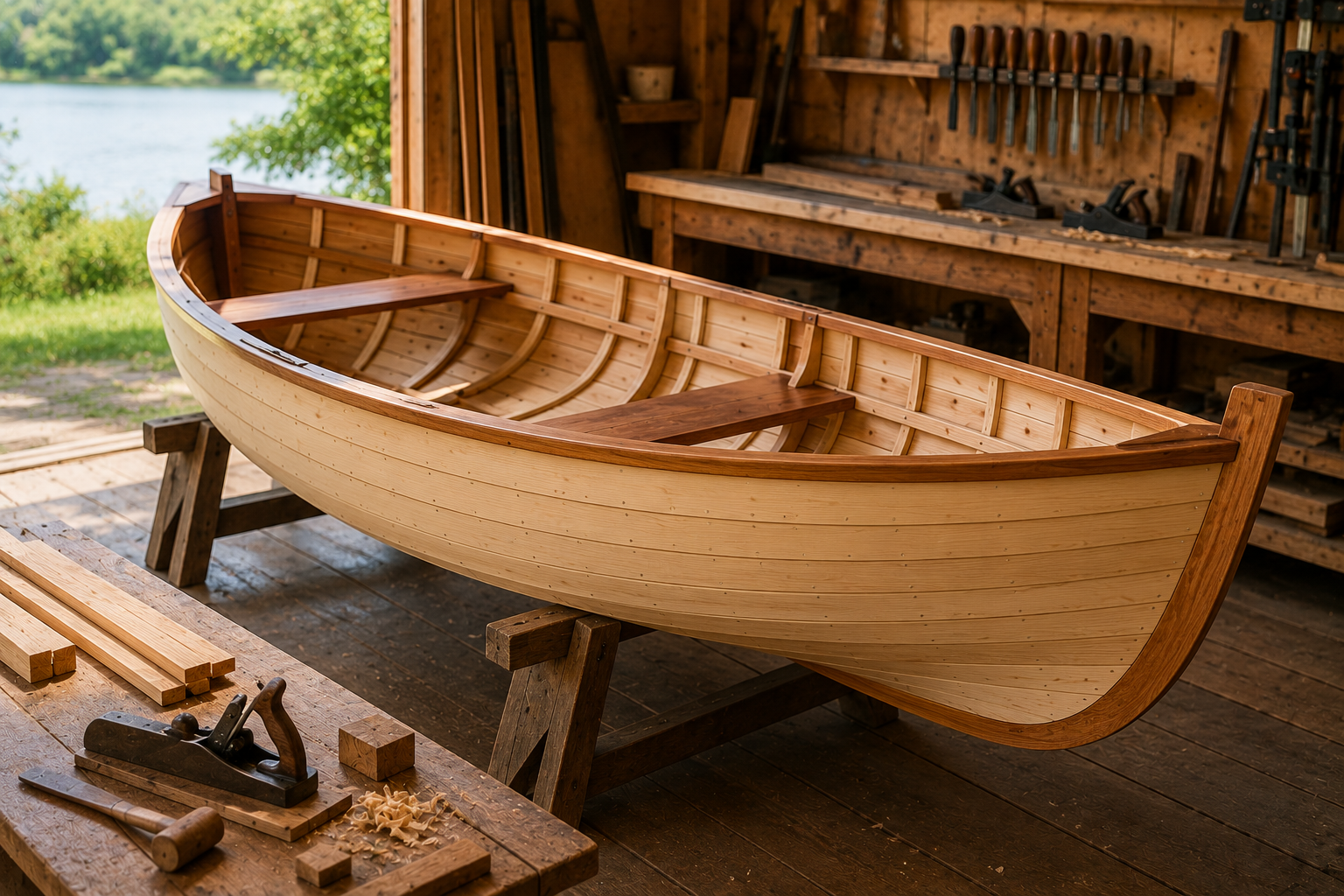Beginner’s Guide: Build a Stunning Wooden Rowboat