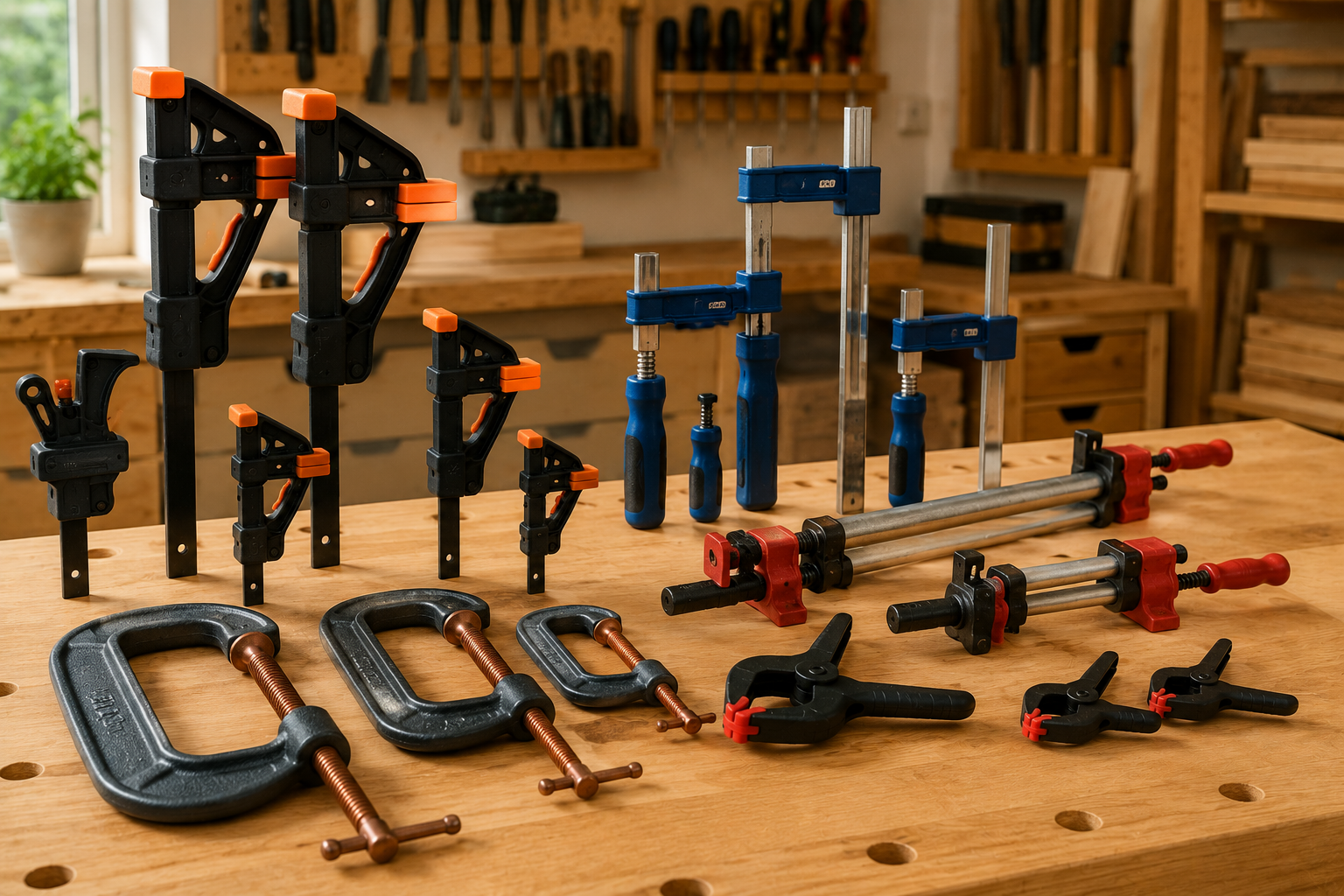 Best Clamps for Beginner Woodworking Projects