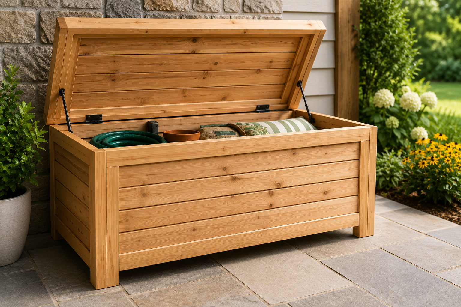 DIY Outdoor Storage Box Plans