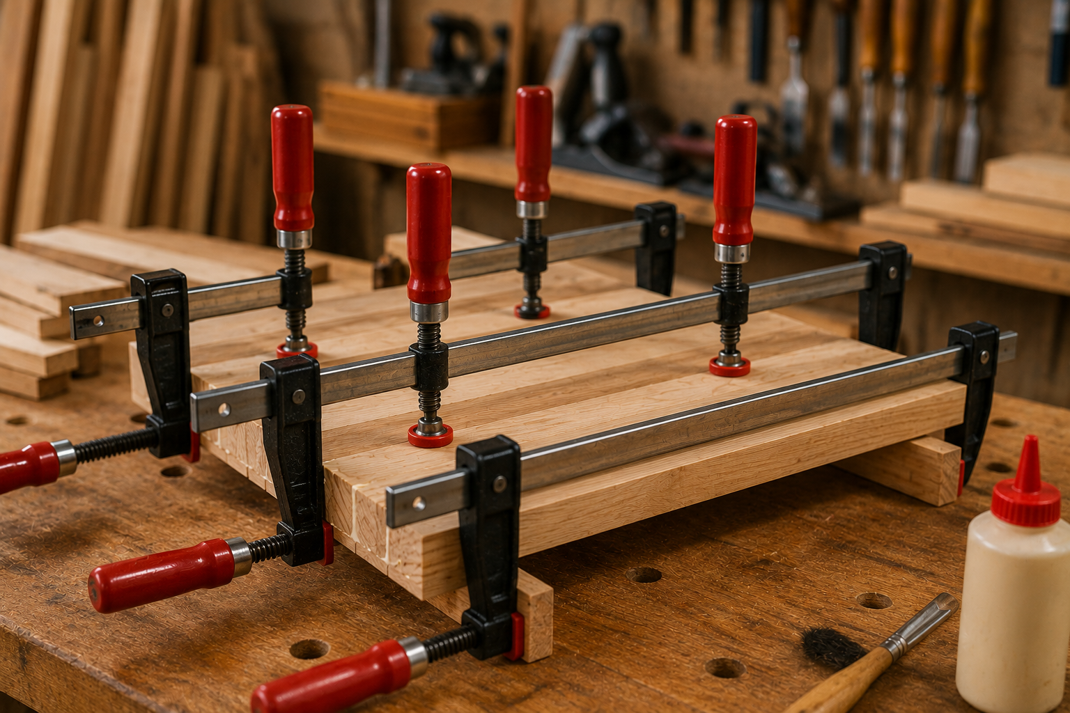 How to Clamp Wood Correctly for Strong Glue Joints