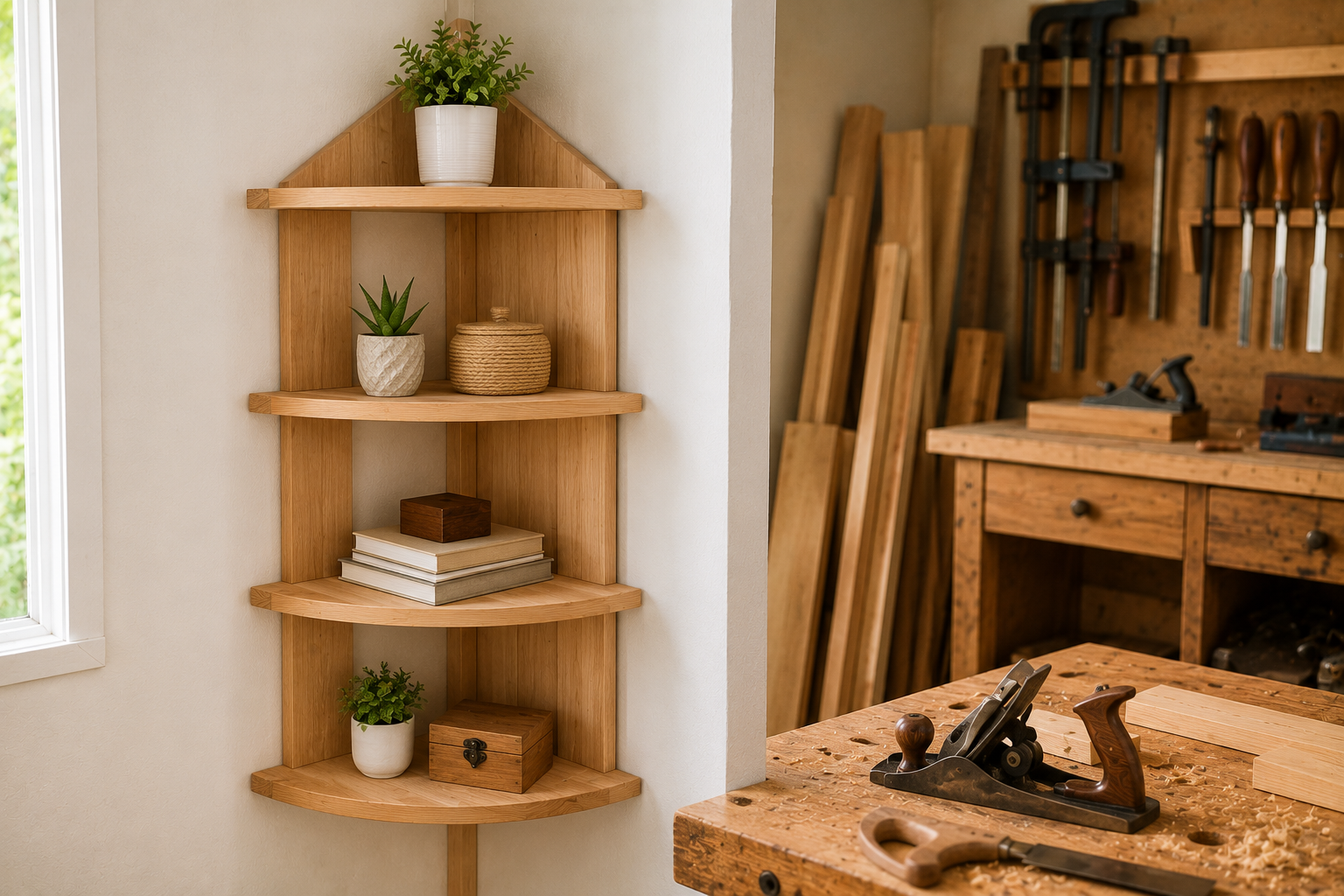 Wooden Corner Shelf: Effortlessly Build Your Best DIY Project