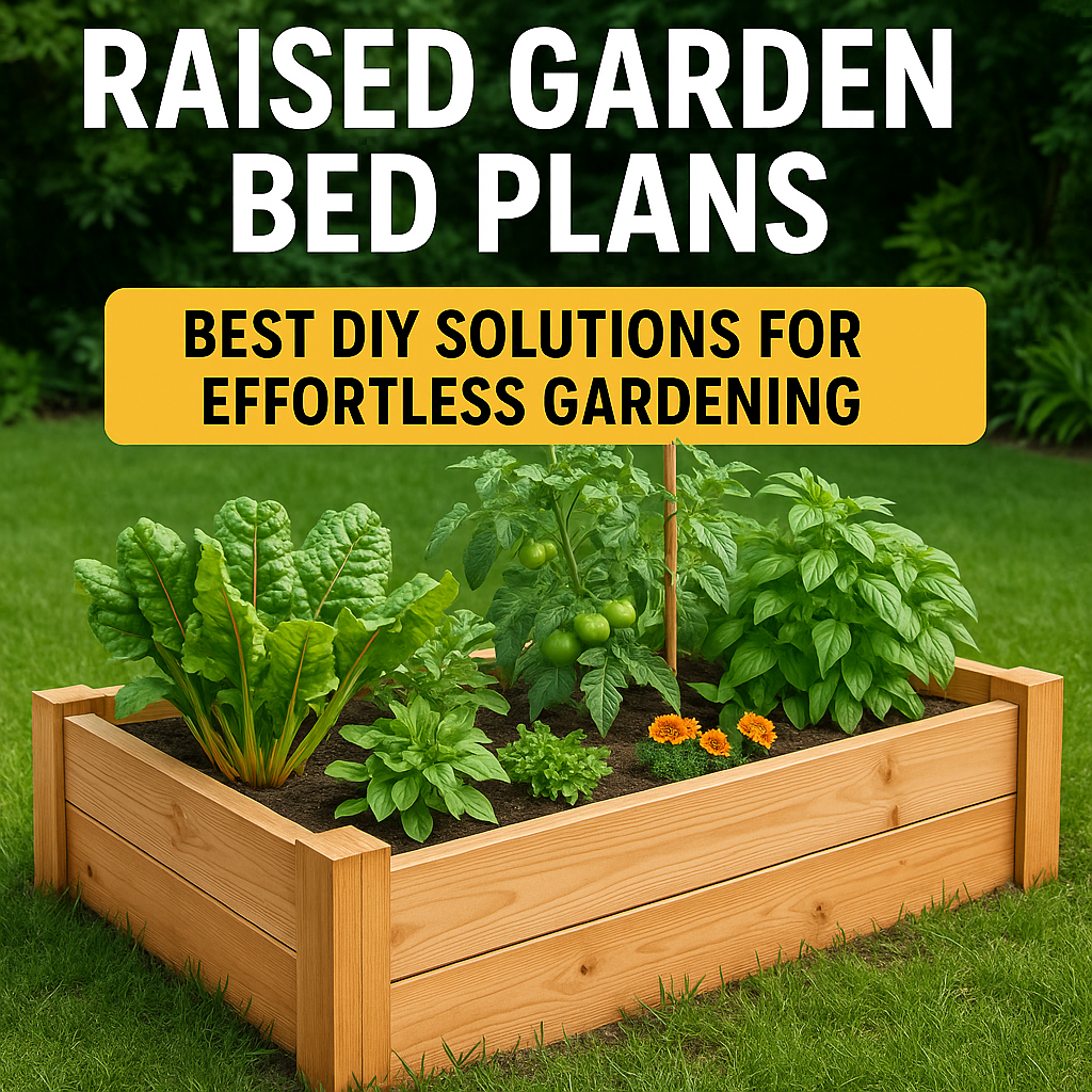 Generate an eye-catching, high-quality featured image prompt for a blog post about: Raised Garden Be