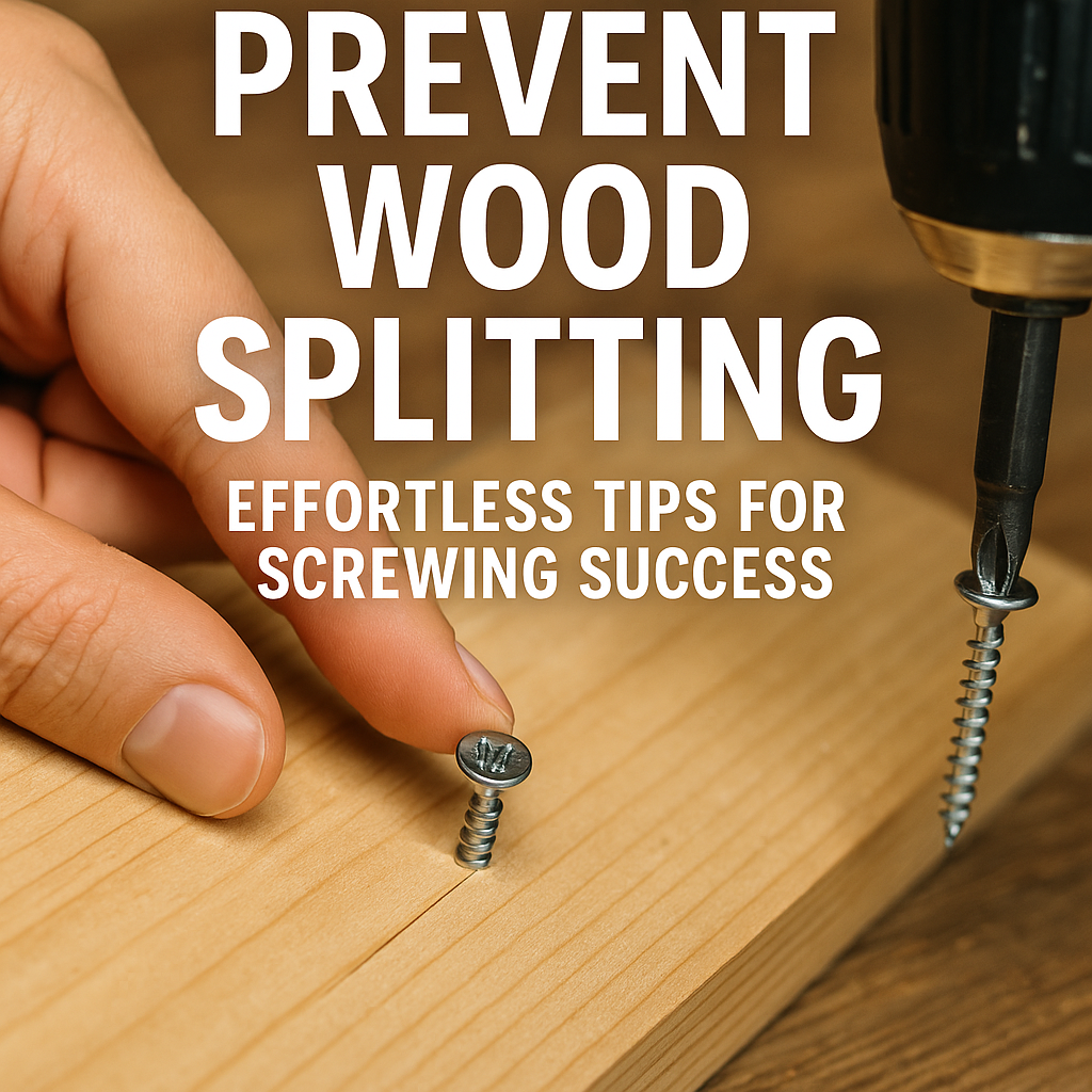 Generate an eye-catching, high-quality featured image prompt for a blog post about: Prevent Wood Spl