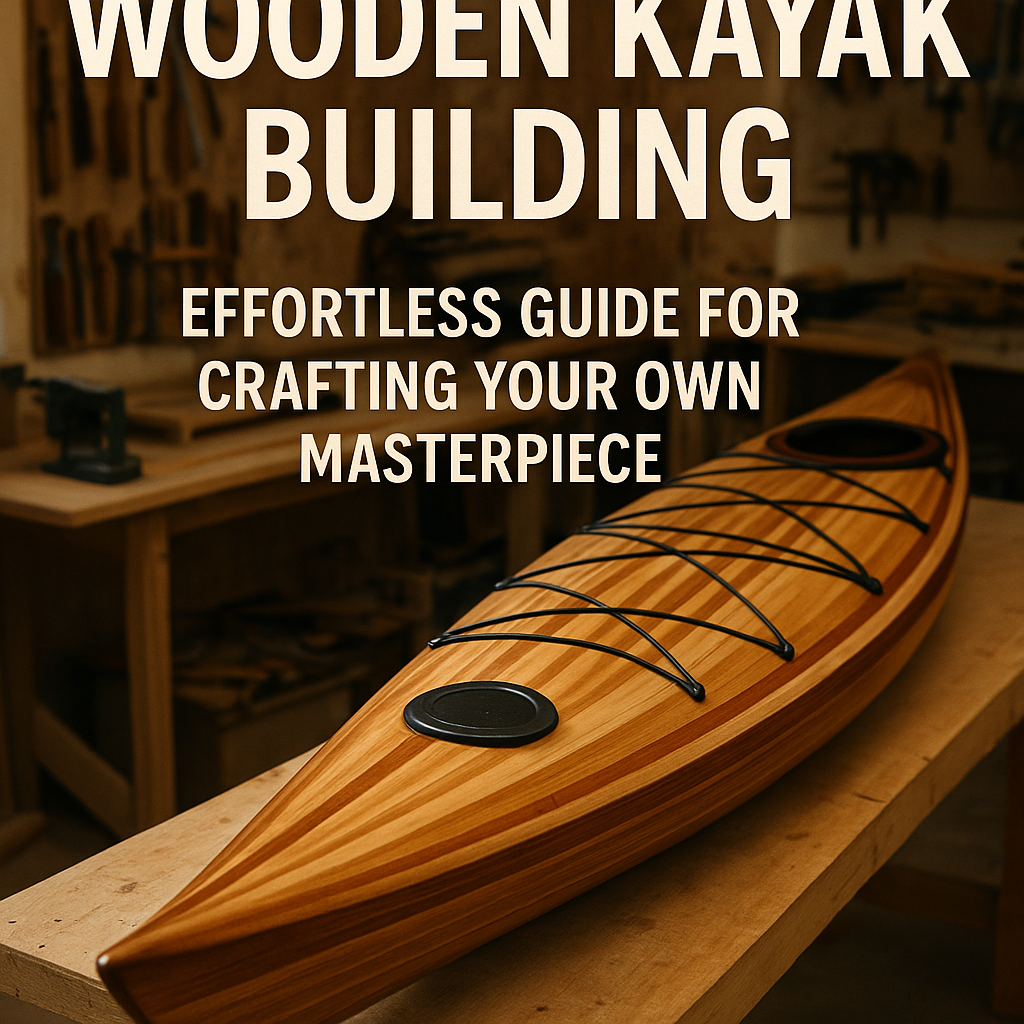 Generate an eye-catching, high-quality featured image prompt for a blog post about: Wooden Kayak Bui