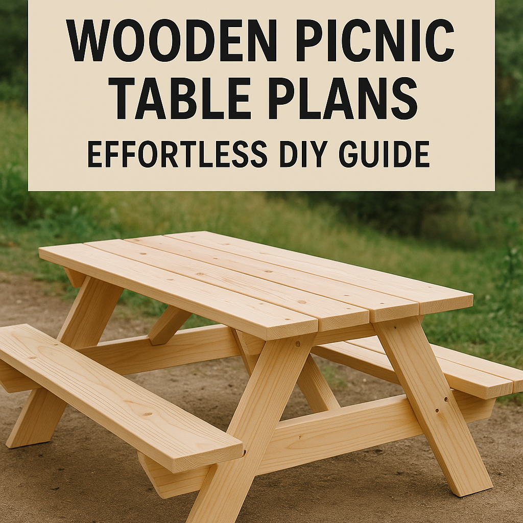 Generate an eye-catching, high-quality featured image prompt for a blog post about: Wooden Picnic Ta
