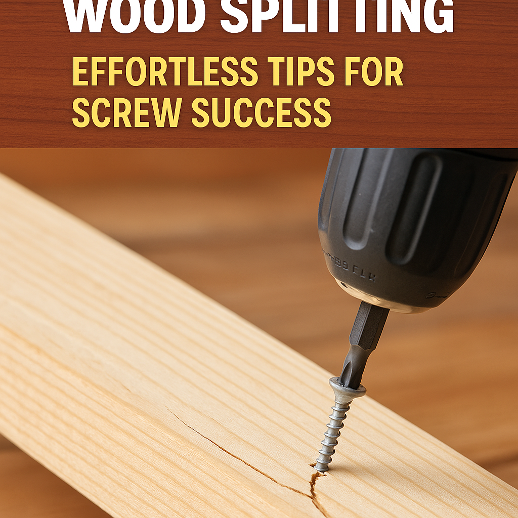 Generate an eye-catching, high-quality featured image prompt for a blog post about: Prevent Wood Spl