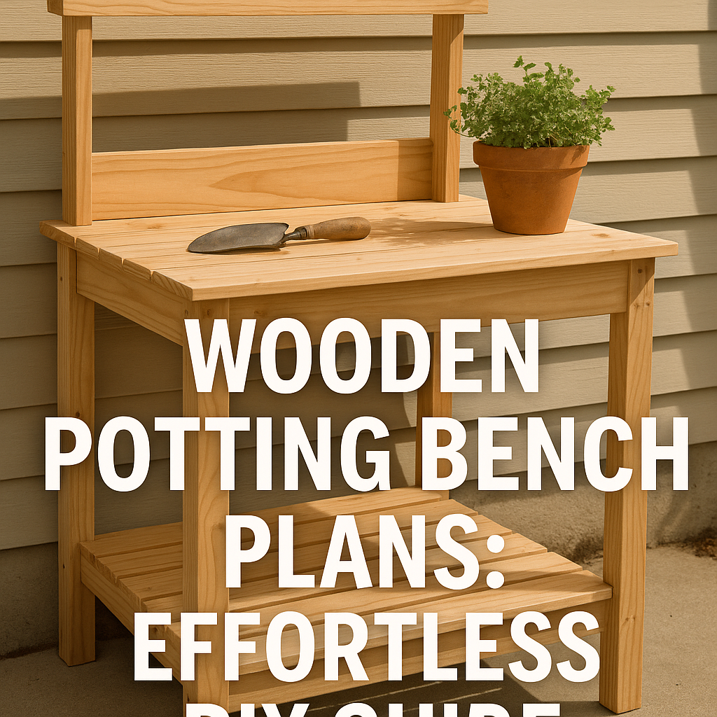 Generate an eye-catching, high-quality featured image prompt for a blog post about: Wooden Potting B