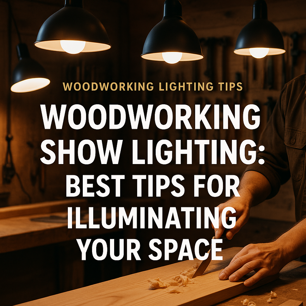 Generate an eye-catching, high-quality featured image prompt for a blog post about: Woodworking Show