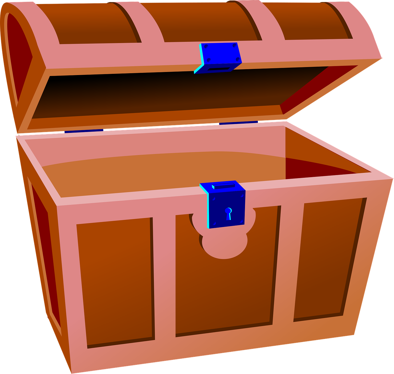 treasure, chest, trunk, open, pirate, wooden, vintage, buried, container, toy, empty, treasure, treasure, treasure, chest, chest, chest, chest, chest, trunk
