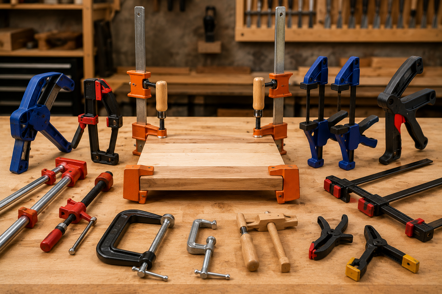 How to Choose the Right Woodworking Clamps