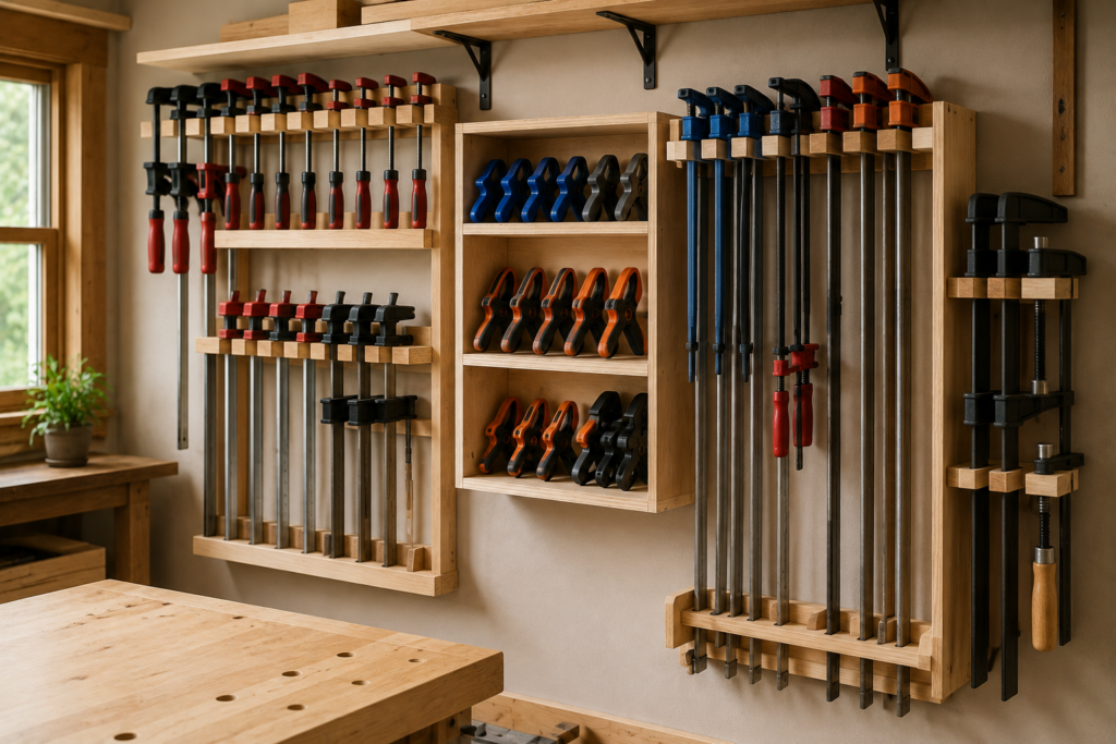 DIY Clamp Storage