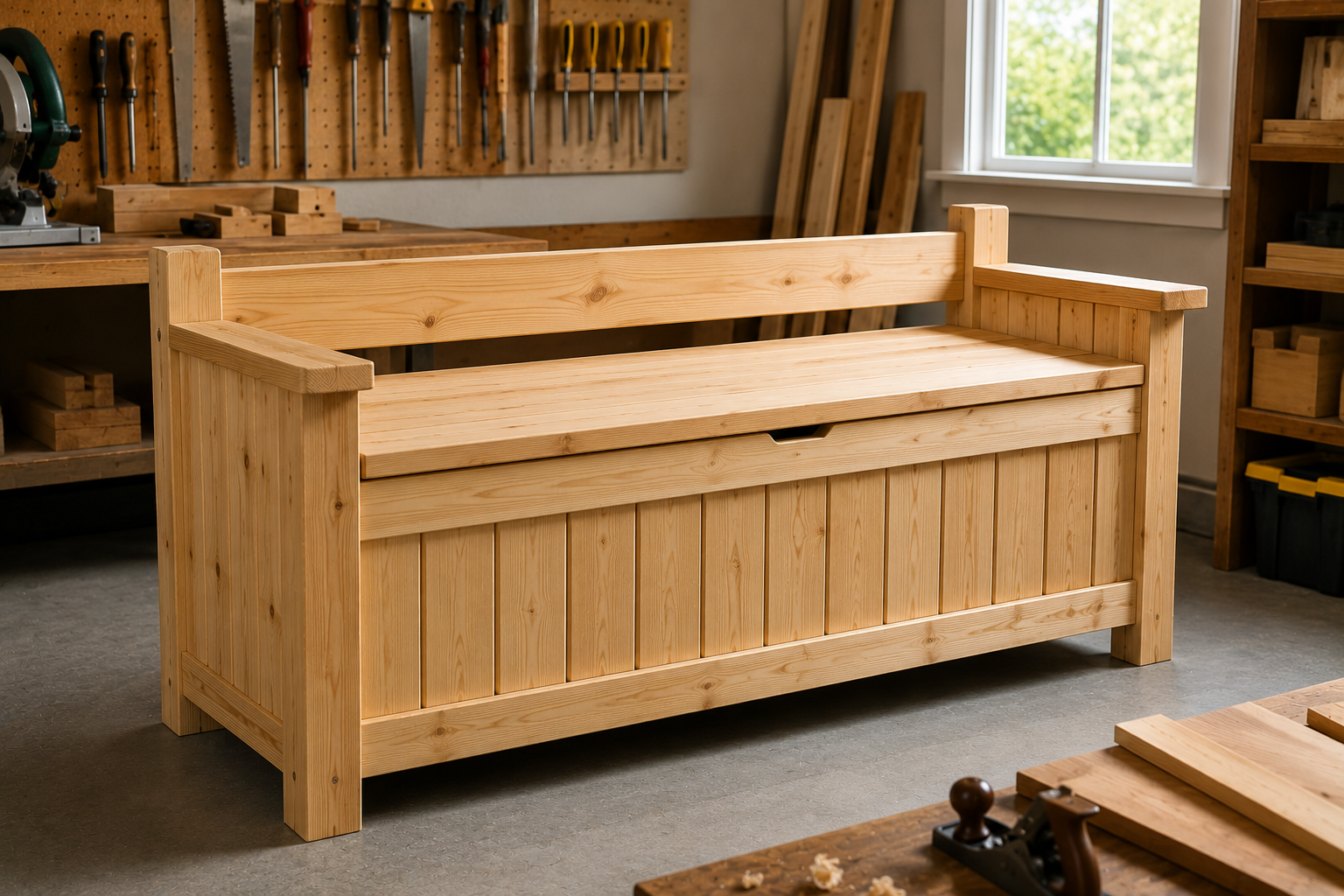 DIY Wooden Storage Bench Plans for Beginners: Build Your Own Effortless Bench