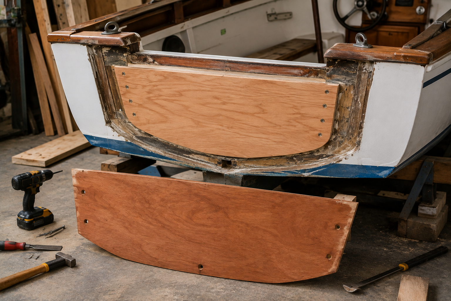 Replace Wooden Boat Transom Effortlessly with Our Expert Tips