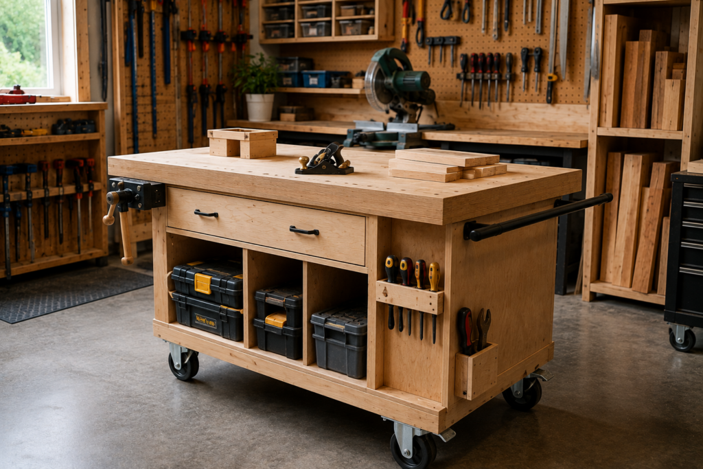 Mobile Workbench Ideas - Effortless Solutions for Small Shops