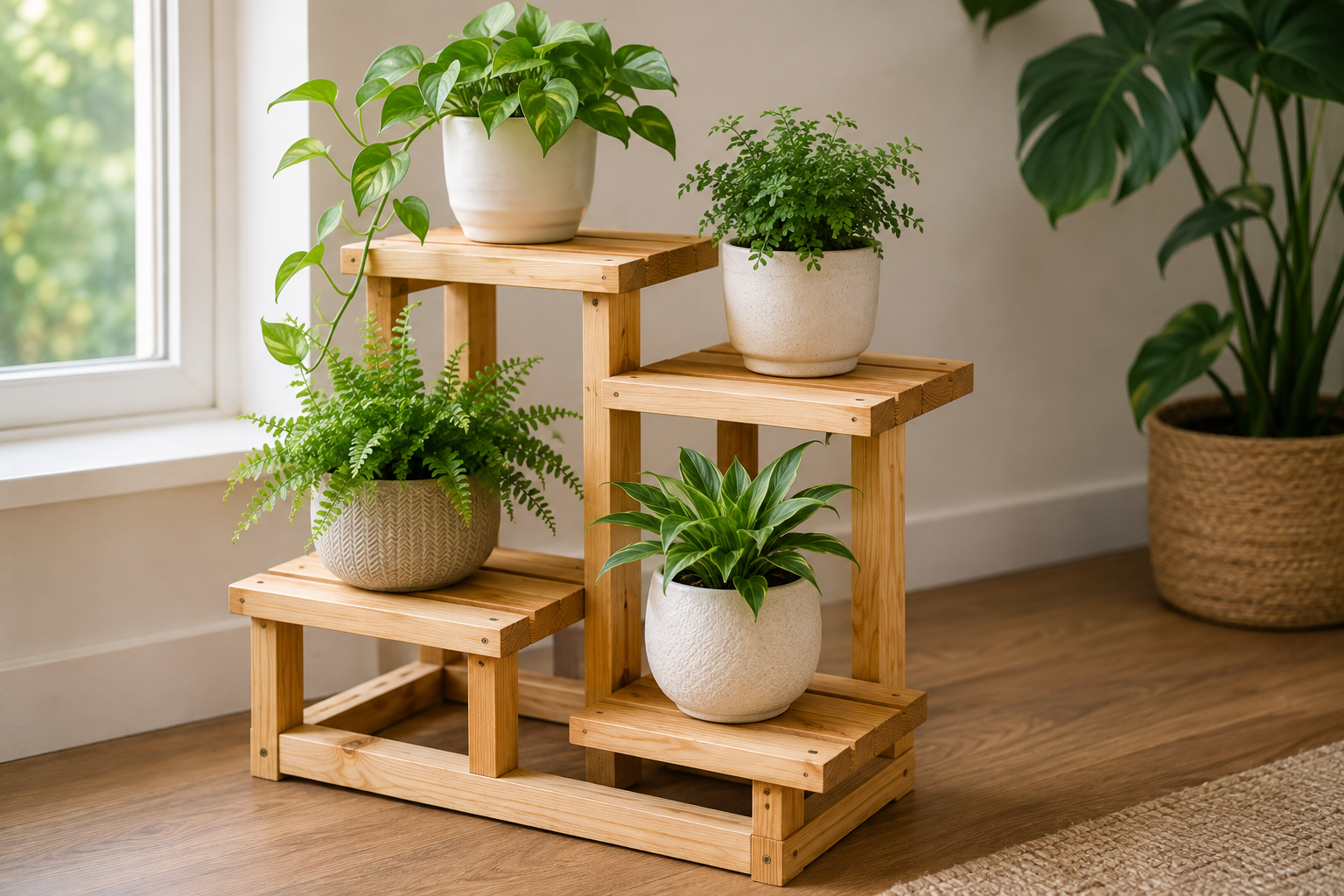 Wooden Plant Stand: Simple DIY Guide for Good Results